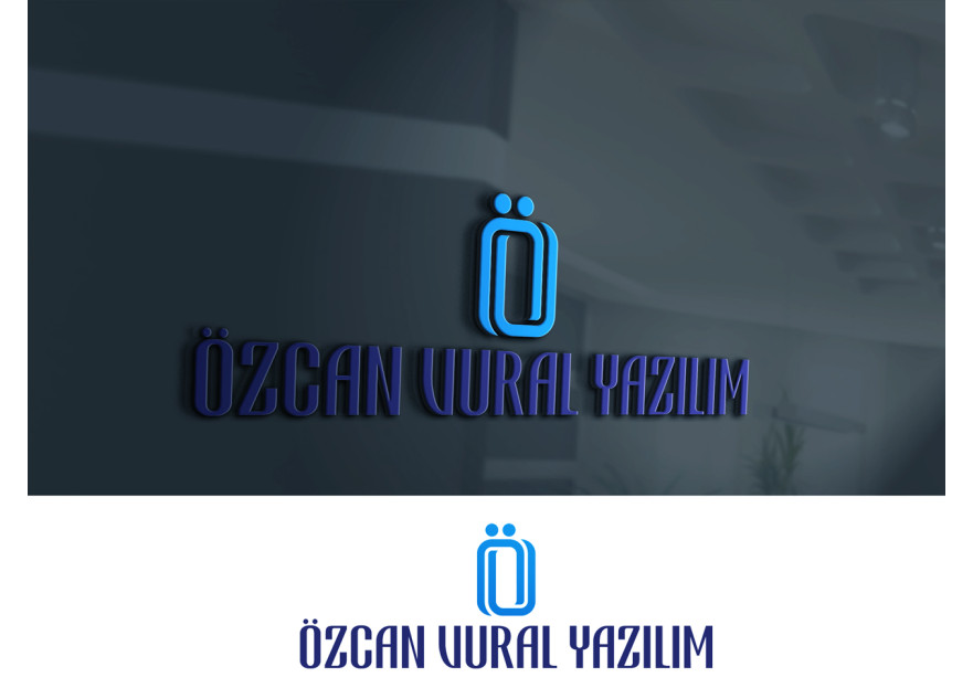 Özcan VURAL YAZILIM Yeni Logo Çalışması yarışmasına tasarımcı HKK tarafından sunulan  tasarım 