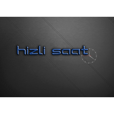 Hizlisaat.com logosunu arıyor yarışmasına tasarımcı 7muti tarafından sunulan  tasarım 