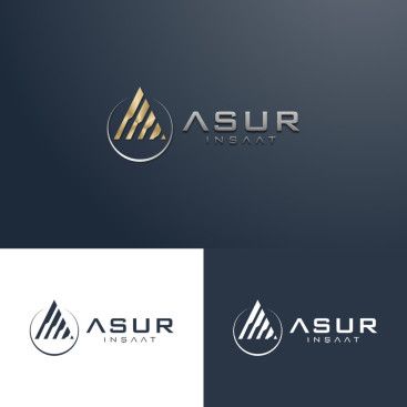 ASUR İNŞAAT İÇİN LOGO TASARIM yarışmasına tasarımcı Dyzyn tarafından sunulan  tasarım 
