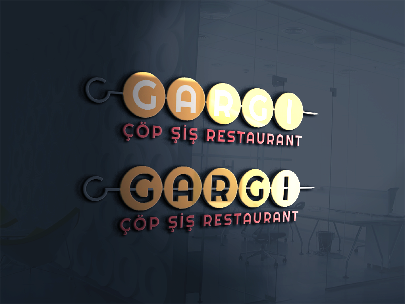 Tasarlayan ΛTLΛS™-Çöp şis restorant 