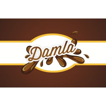 DAMLA Çikolata ve Şekerleme logo tasarım yarışmasına tasarımcı boystar tarafından sunulan  tasarım 