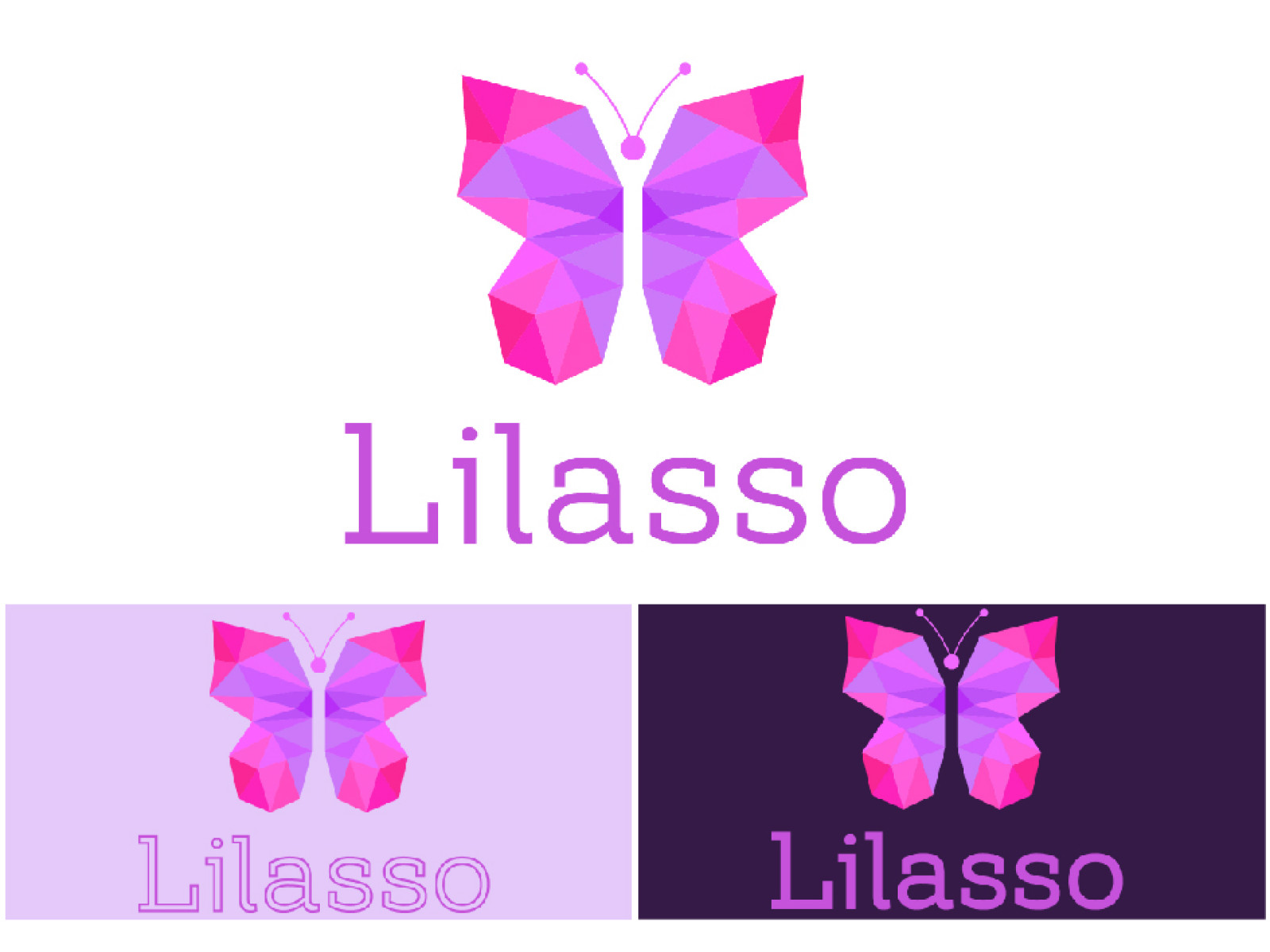 Tasarlayan - sanatsepet --''LİLASSO'' MARKASI İÇİN LOGO-KARTVİZİT