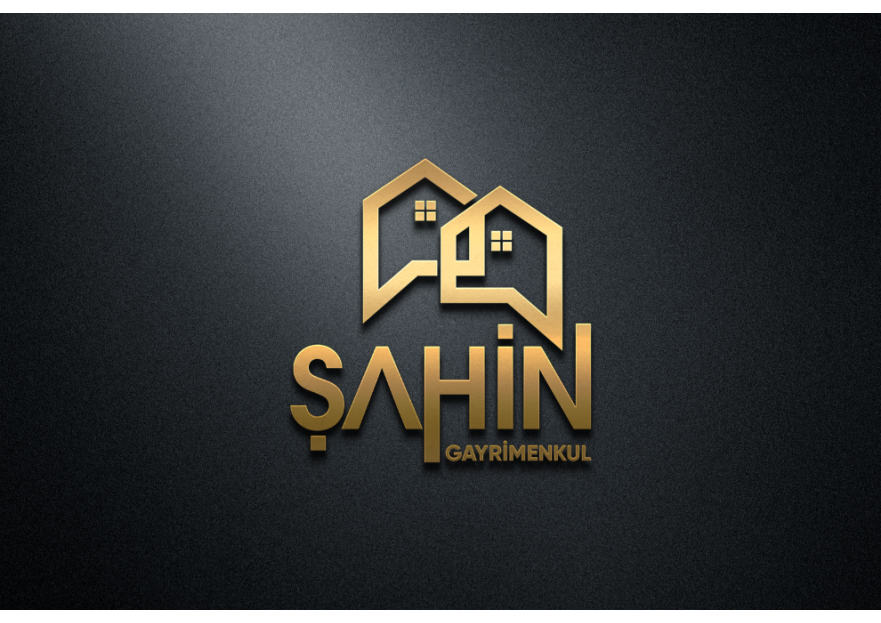 Şahin Gayrimenkul Logo + Kurumsal Kimlik yarışmasına tasarımcı GCLONR tarafından sunulan  tasarım 