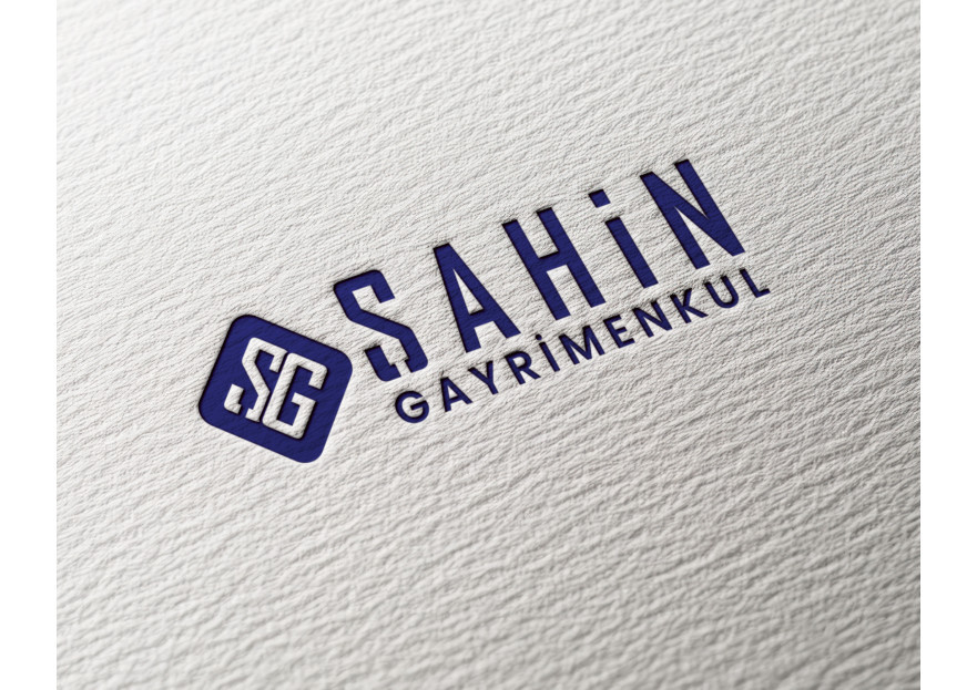 Şahin Gayrimenkul Logo + Kurumsal Kimlik yarışmasına tasarımcı pinkselldesign tarafından sunulan  tasarım 