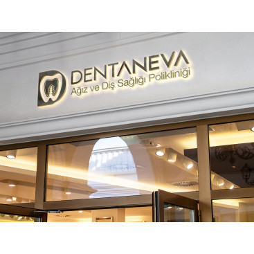 Diş kliniği için logo tasarımı yarışmasına tasarımcı Etrah™ tarafından sunulan  tasarım 