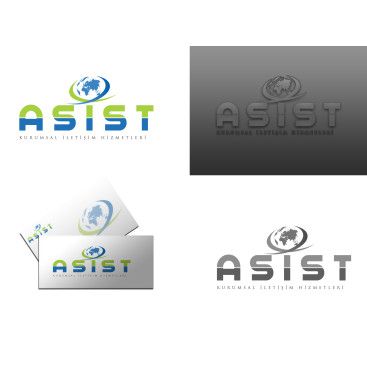 ASİST KURUMSAL İLETİŞİM İÇİN LOGO yarışmasına tasarımcı utku2002 tarafından sunulan  tasarım 