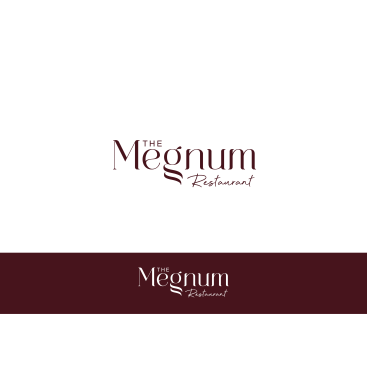 The Megnum Restoranı İçin Logo Tasarım. yarışmasına tasarımcı brcerby tarafından sunulan  tasarım 
