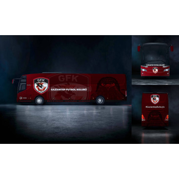 Gaziantep FK Takım Otobüsü Tasarımı yarışmasına tasarımcı yuygun tarafından sunulan  tasarım 