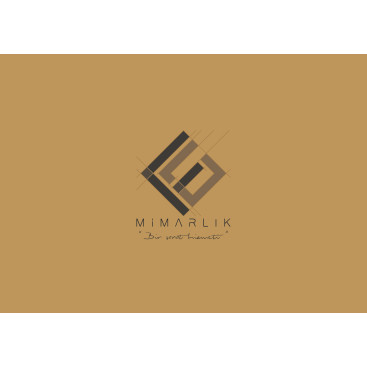 Mimarlık ofisi logo ve kartvizit tasarım yarışmasına tasarımcı DD Sanat™ tarafından sunulan  tasarım