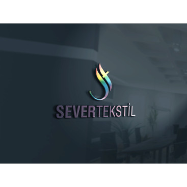 Tekstil firma logosu yarışmasına tasarımcı grafikerh tarafından sunulan  tasarım 