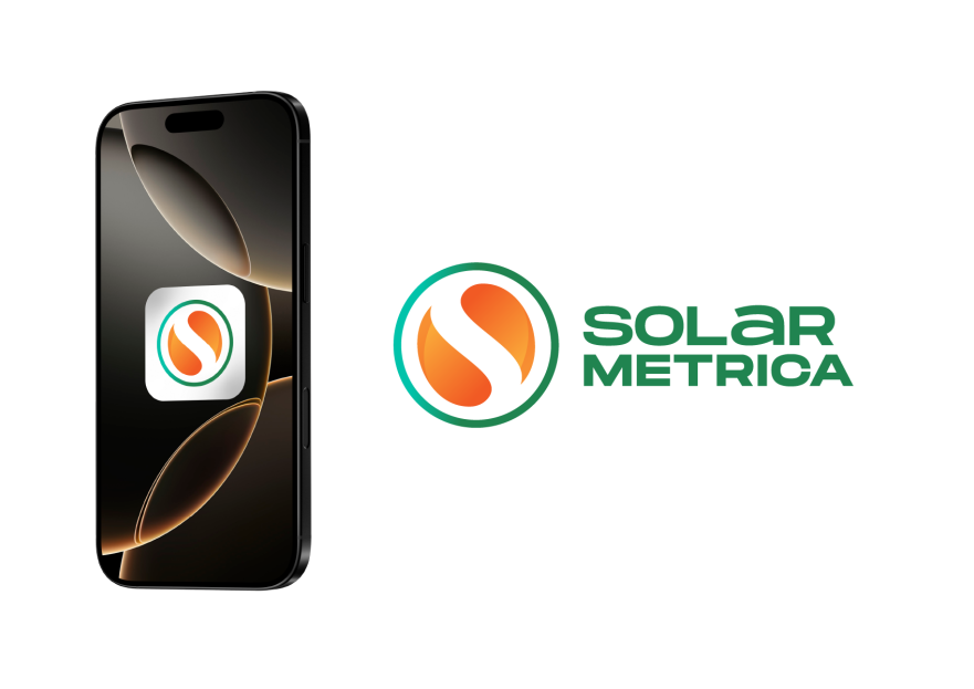 solarmetrica.com İçin Yenilikçi Logo yarışmasına tasarımcı LendR tarafından sunulan  tasarım 