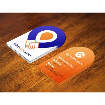 İKİNCİARAÇ İÇİN EN İYİ KARTVİZİT yarışmasına tasarımcı Tuncay Ataman tarafından sunulan  tasarım 