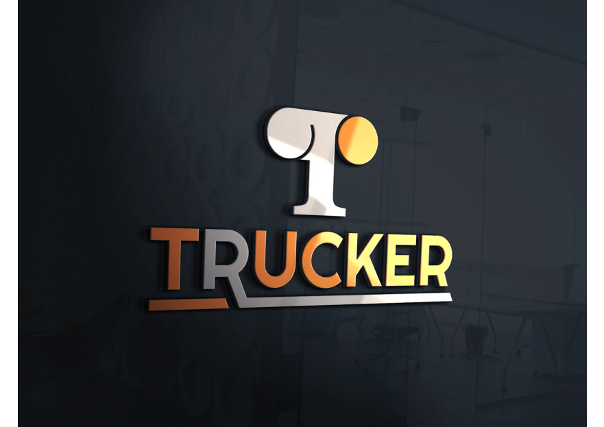 'TRUCKER' FİRMAMIZ İÇİN LOGO ARIYORUZ. yarışmasına tasarımcı OsKa Desıgn tarafından sunulan  tasarım 