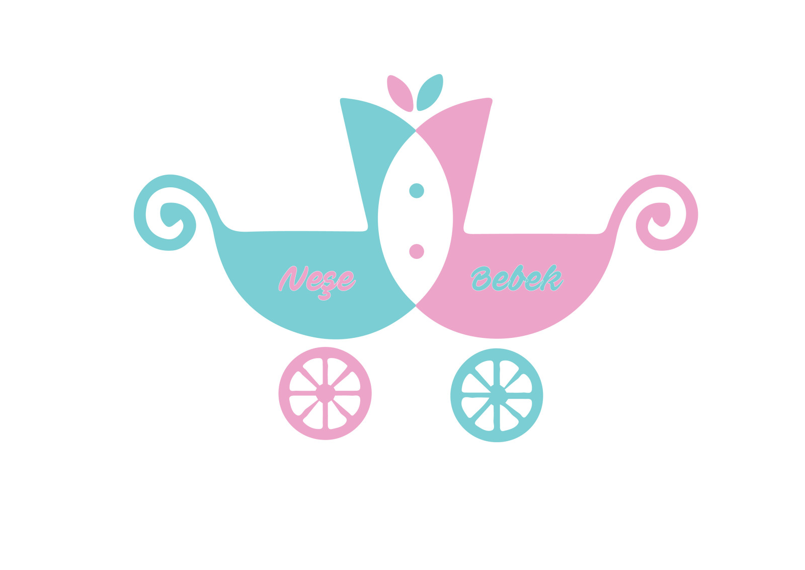 Tasarlayan furkan topçu-NeşeBebek.com Logo Tasarımı 355x100 px