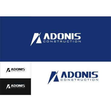 Adonis Construction Logo Tasarımı yarışmasına tasarımcı RΛPİDO tarafından sunulan  tasarım 