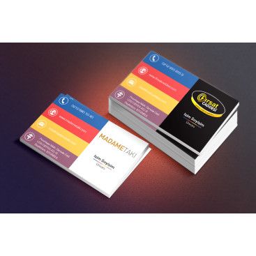 2 Marka Tek Kartvizit yarışmasına tasarımcı •Peregrine• tarafından sunulan  tasarım 