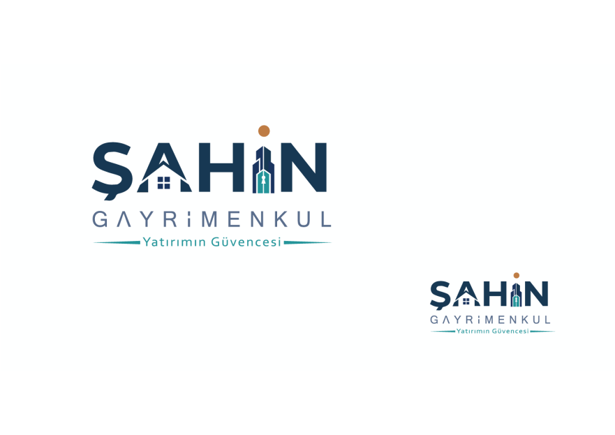 Şahin Gayrimenkul Logo + Kurumsal Kimlik yarışmasına tasarımcı izdüsümü tarafından sunulan  tasarım 