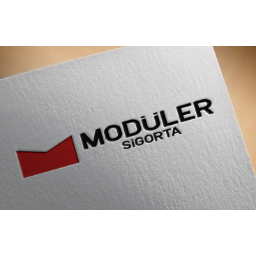 Modüler Sigorta Logo Tasarımı yarışmasına tasarımcı omeralagz tarafından sunulan  tasarım 