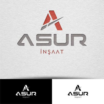 ASUR İNŞAAT İÇİN LOGO TASARIM yarışmasına tasarımcı Gökko0 tarafından sunulan  tasarım 