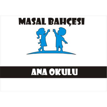 ÖZEL MASAL BAHÇESİ ANAOKULU yarışmasına tasarımcı mr. graphicer tarafından sunulan  tasarım 