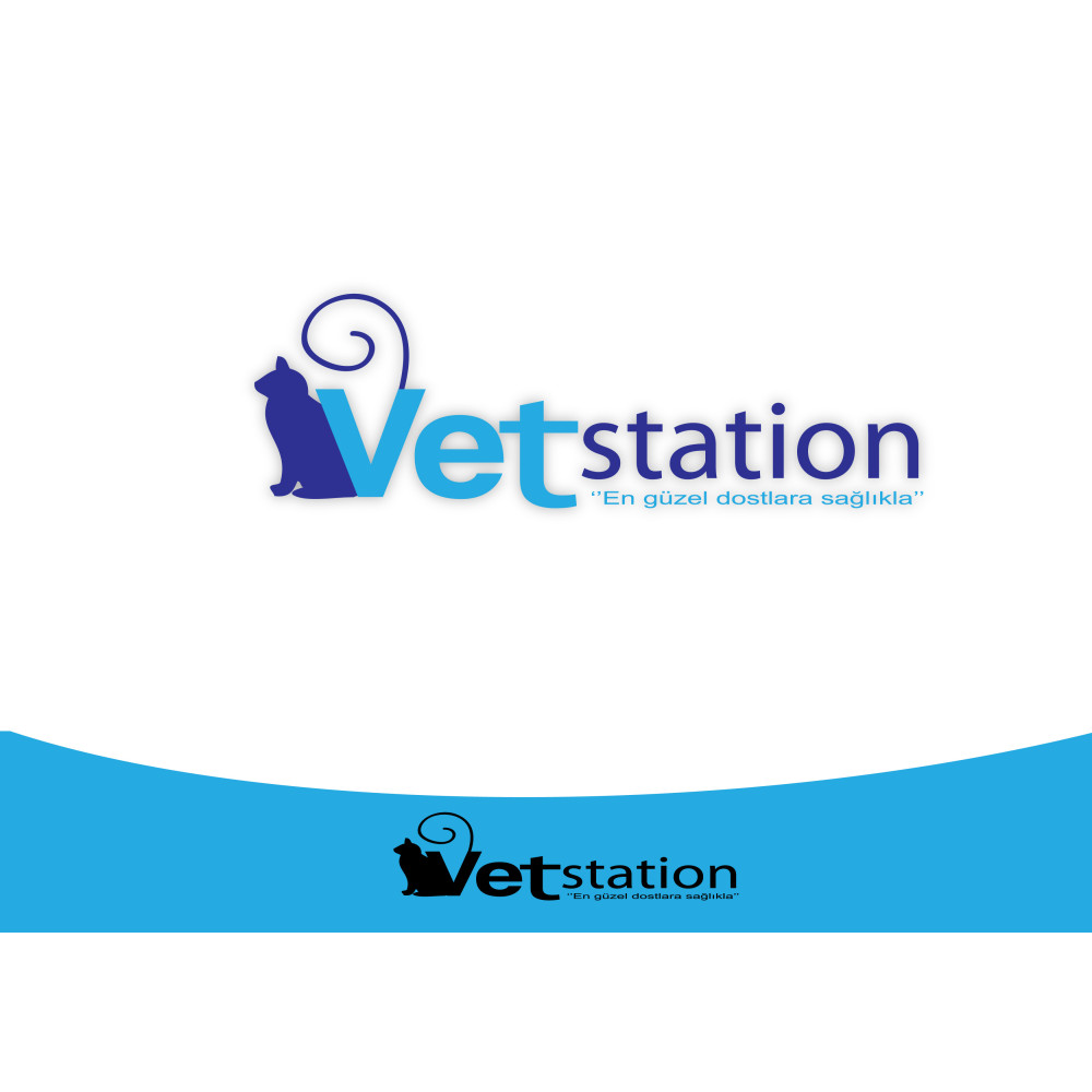 VET STATION VETERİNER KLİNİĞİ   LOGO  yarışmasına dream_design tarafından girilen tasarım