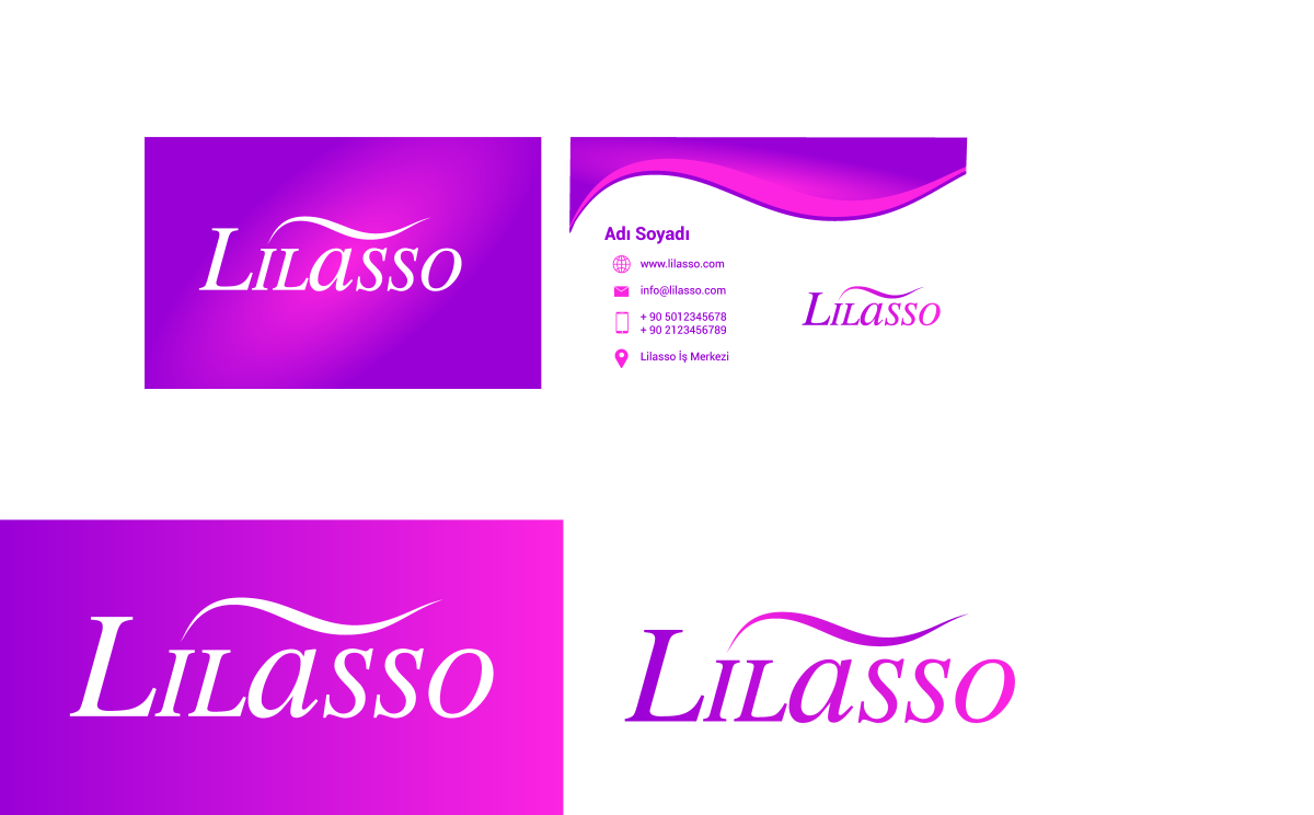 Tasarlayan 2N1K-''LİLASSO'' MARKASI İÇİN LOGO-KARTVİZİT