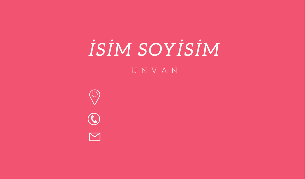Tasarlayan BS Art Studio-Yeni sirketimize kartvizit lazim
