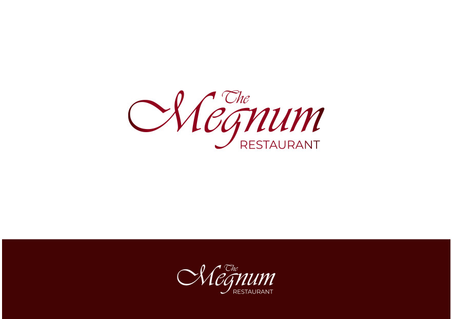 The Megnum Restoranı İçin Logo Tasarım. yarışmasına tasarımcı tugrul_tasarim tarafından sunulan  tasarım 