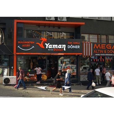 Kuru Yolum Helal Tavuk Döner Markası  yarışmasına tasarımcı grfkismail tarafından sunulan  tasarım 