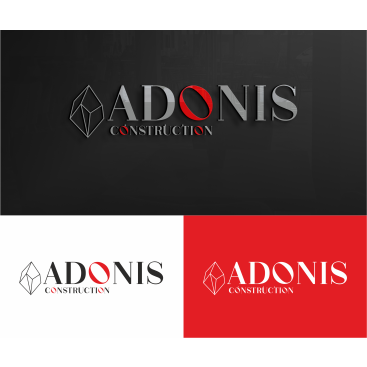 Adonis Construction Logo Tasarımı yarışmasına tasarımcı Volkan Güncü tarafından sunulan  tasarım 