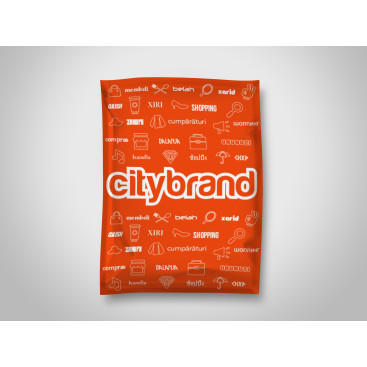 kargo poşeti logo tasarımı yarışmasına tasarımcı grfkismail tarafından sunulan  tasarım 