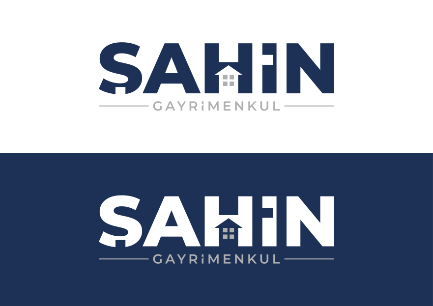 Şahin Gayrimenkul Logo + Kurumsal Kimlik yarışmasına tasarımcı MS™ tarafından sunulan  tasarım 