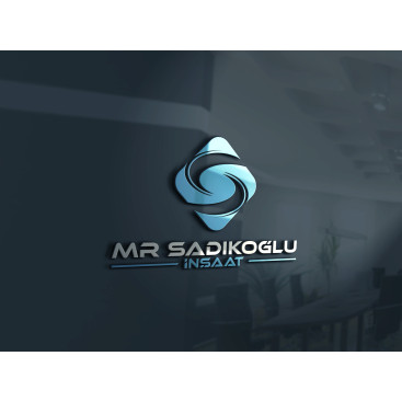 mr SADIKOGLU İNŞAAT Logo  yarışmasına tasarımcı Ahenk tarafından sunulan  tasarım 