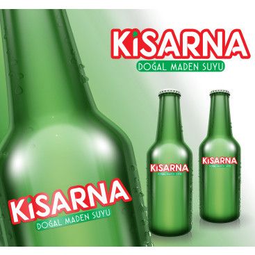 kisarna maden suyu için logo çalışması yarışmasına tasarımcı erhanerturk tarafından sunulan  tasarım 