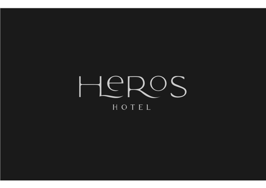 Hero’s hotel logo veya logotype yarışmasına tasarımcı duyguyılmaz tarafından sunulan  tasarım 