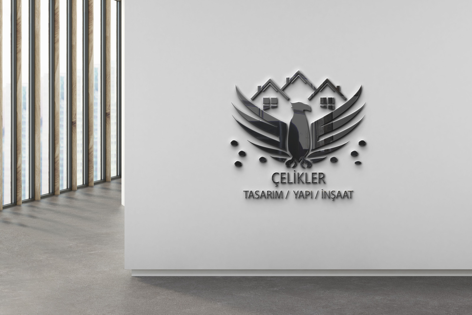 Tasarlayan km design-ÇELİKLER TASARIM İNŞAAT Logo Tasarımı