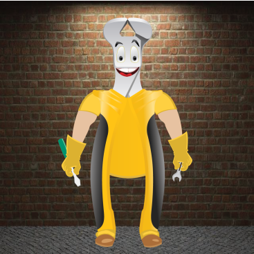 yapı market için maskot yarışmasına tasarımcı proea tarafından sunulan  tasarım 