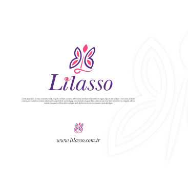 ''LİLASSO'' MARKASI İÇİN LOGO-KARTVİZİT yarışmasına tasarımcı Etrah™ tarafından sunulan  tasarım