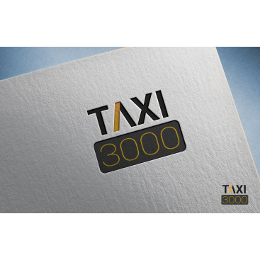 TAXI 3000      LOGO TASARIMI yarışmasına tasarımcı grafisyen tarafından sunulan  tasarım 