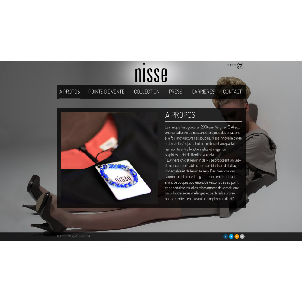 Moda Web Site Tasarım yarışmasına lavanta tarafından girilen tasarım