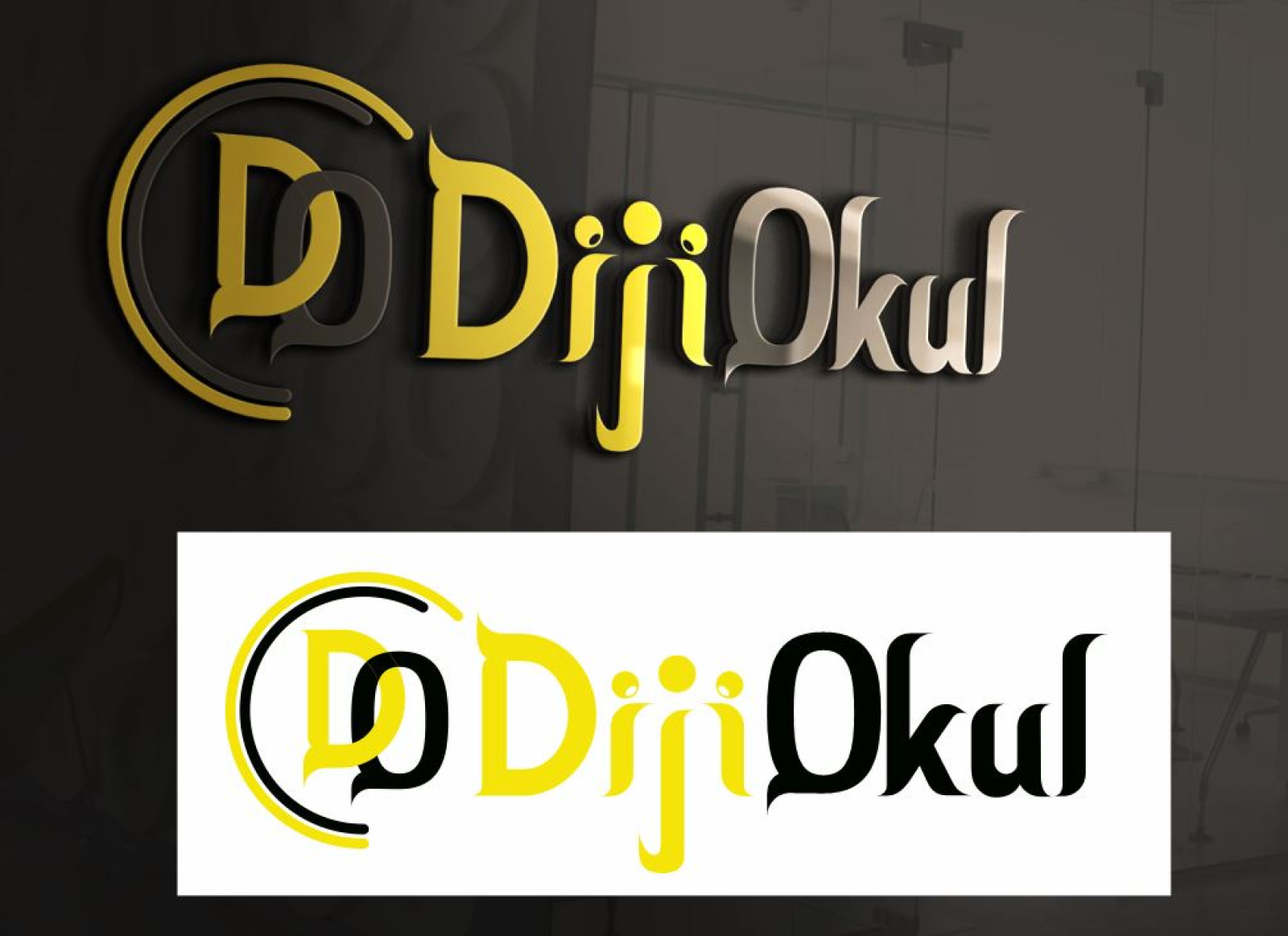 Tasarlayan DNG-Web projemiz için yenilikçi bir logo