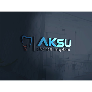 Aksu Dental İmplant Yeni Logosunu Arıyor yarışmasına tasarımcı MrCicik tarafından sunulan  tasarım 