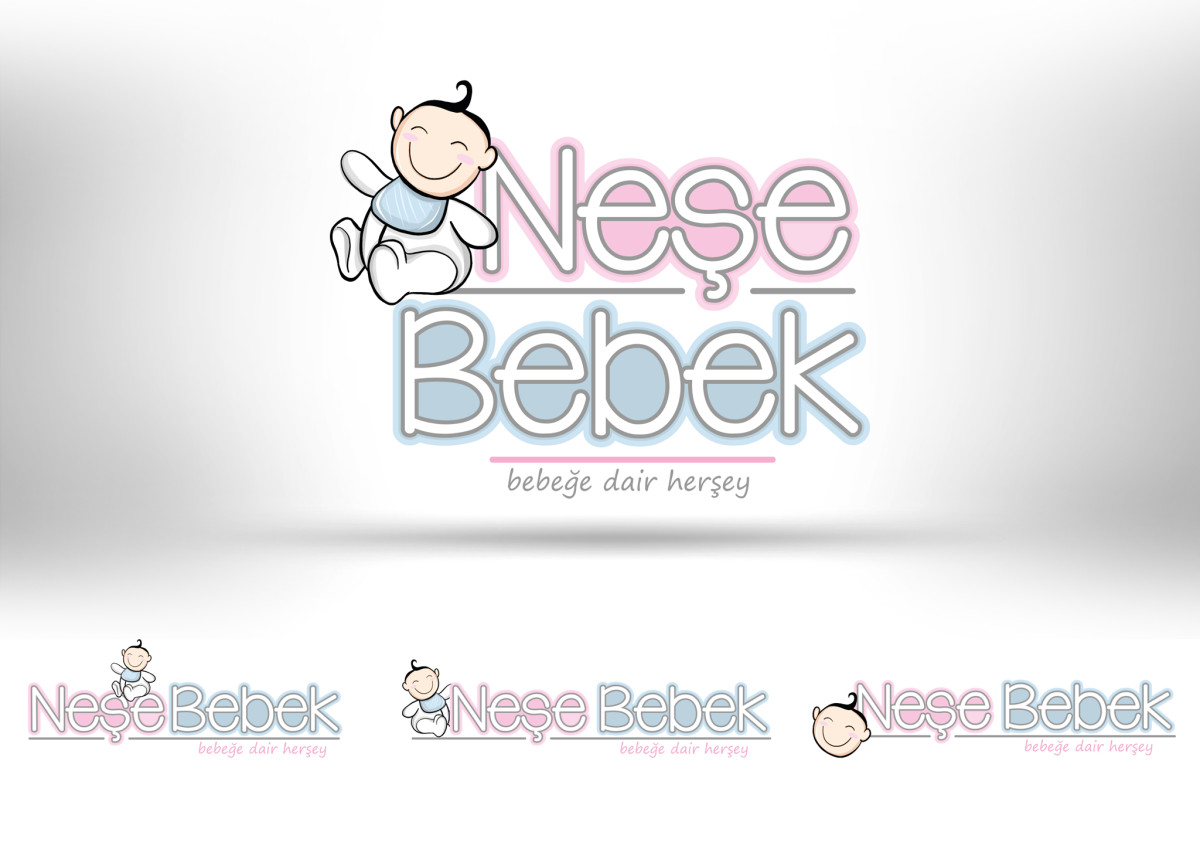 Tasarlayan osetmedya-NeşeBebek.com Logo Tasarımı 355x100 px