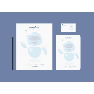 Memira Sigorta Kurumsal Kimlik Çalışması yarışmasına tasarımcı FEMAS tarafından sunulan  tasarım 