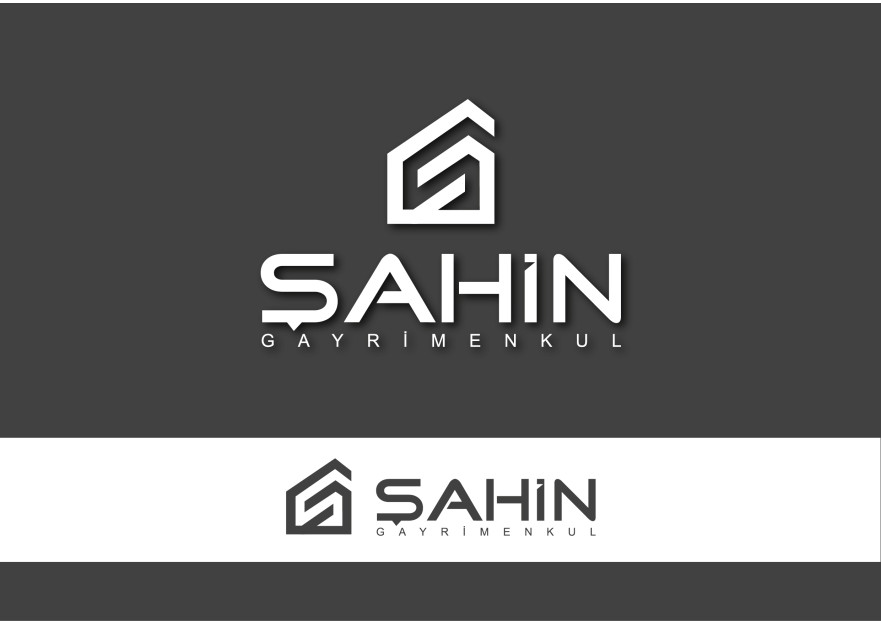 Şahin Gayrimenkul Logo + Kurumsal Kimlik yarışmasına tasarımcı millecento tarafından sunulan  tasarım 