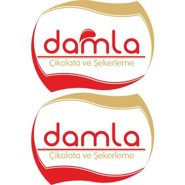 DAMLA Çikolata ve Şekerleme logo tasarım yarışmasına tasarımcı DJOSMAN tarafından sunulan  tasarım 