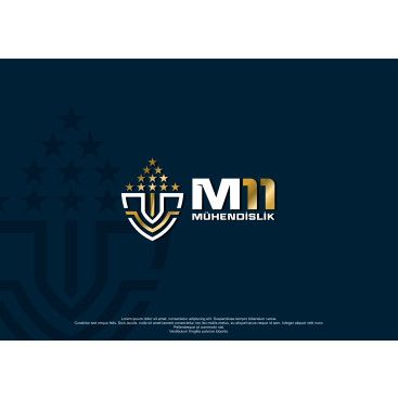 M11 MÜH LOGO VE KURUMSAL  yarışmasına tasarımcı ogzhnygns tarafından sunulan  tasarım 