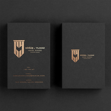 Yeni hukuk büromuza logo yarışmasına tasarımcı ilker beşken tarafından sunulan  tasarım 