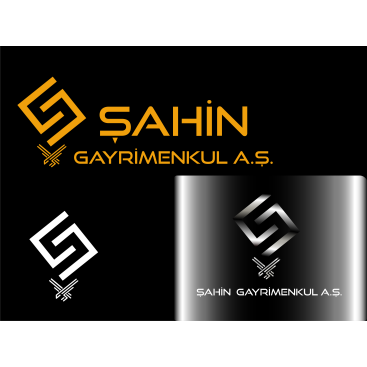 Şahin Gayrimenkul Logo + Kurumsal Kimlik yarışmasına tasarımcı sworddesign tarafından sunulan  tasarım 