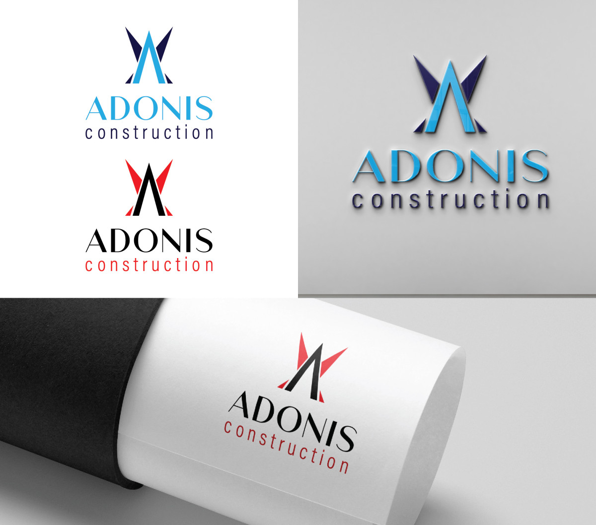 Tasarlayan seydanurblgn-Adonis Construction Logo Tasarımı